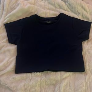 aerie cropped t shirt